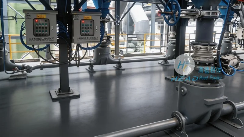 Design Considerations for a Calcined Gypsum Pneumatic Conveying System