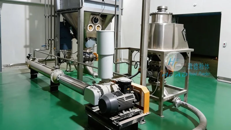 Design Considerations for Gas-Solid Pneumatic Conveying Systems of Positive and Negative Electrode Materials