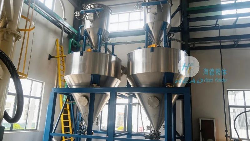 Several Solutions for Pneumatic Conveying of Lithium-Ion Battery Positive and Negative Electrode Materials