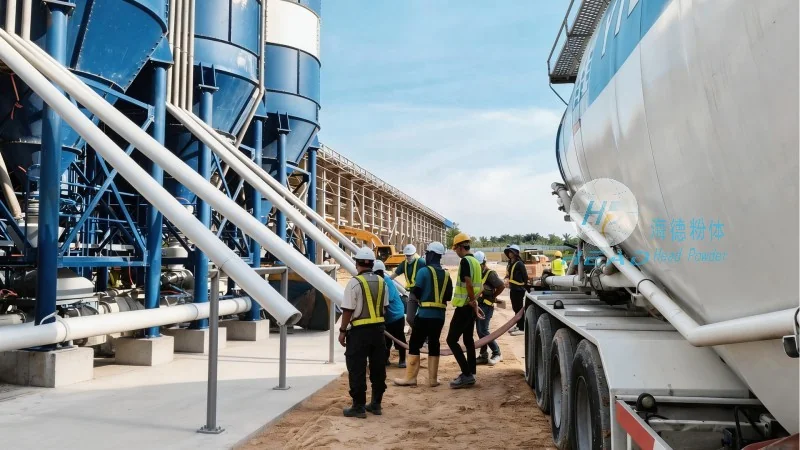 Design Considerations for a Calcined Gypsum Pneumatic Conveying System